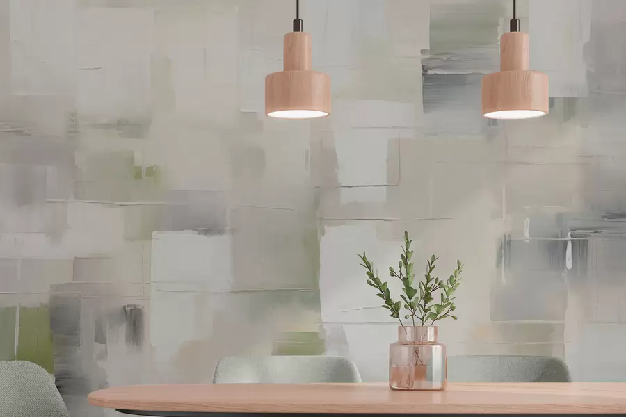 Valokuvatapetti Abstraktio jäljitelmä siveltimenvedot w04354