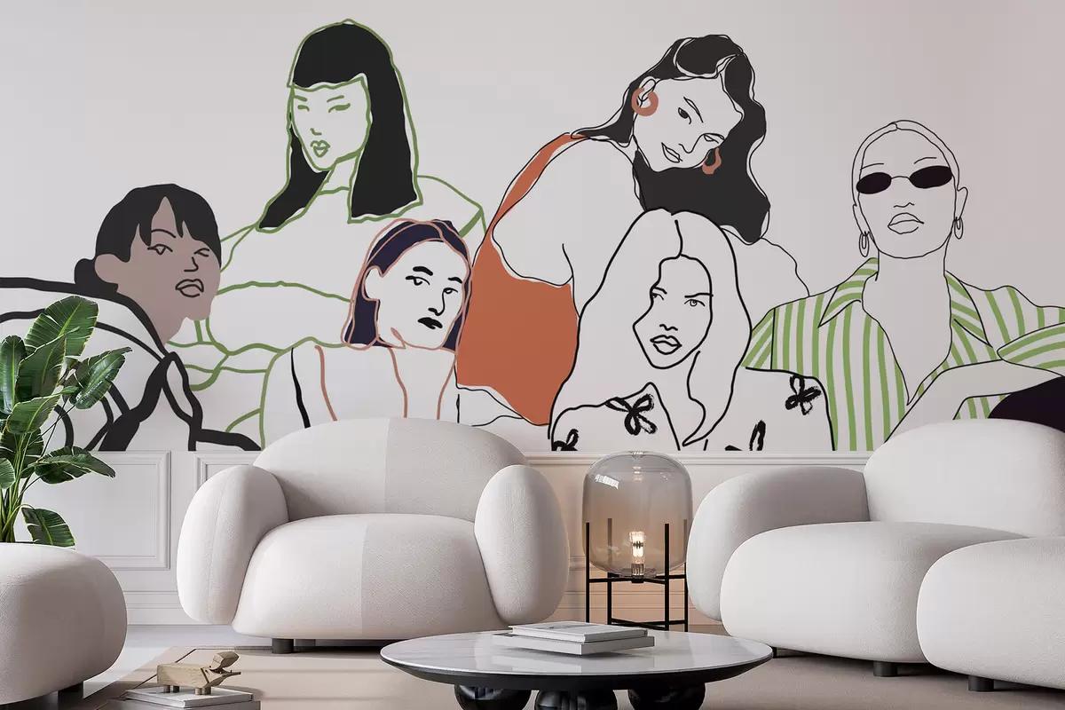 Valokuvatapetti Tytöt w04359