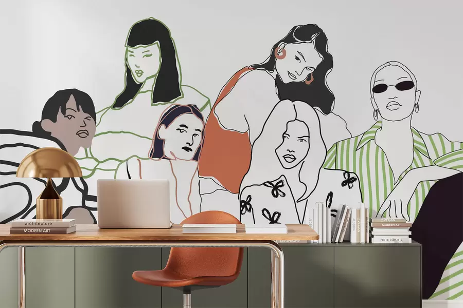 Valokuvatapetti Tytöt w04359