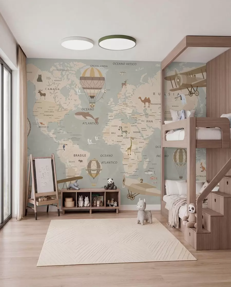 Valokuvatapetti Pieni atlas italiaksi u79997