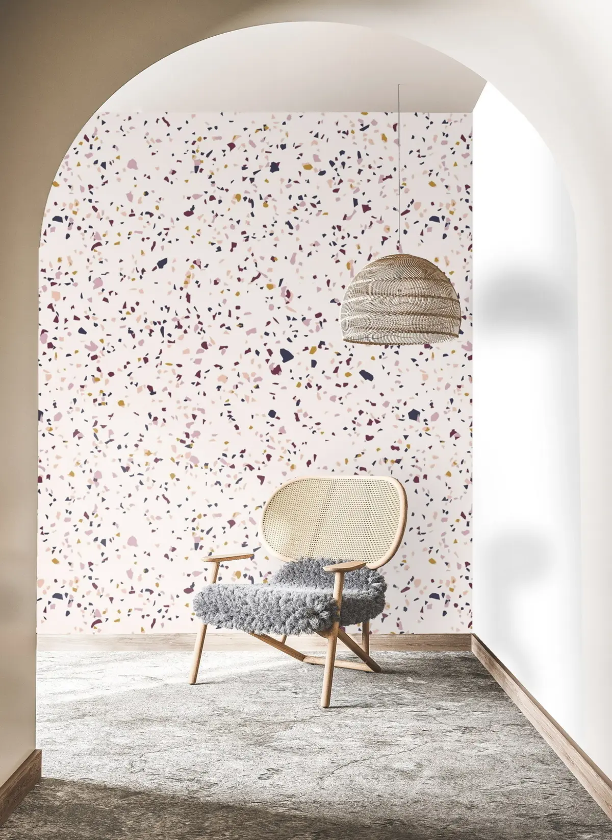 Valokuvatapetti Värimuruefekti, Boho-tyyli u71766