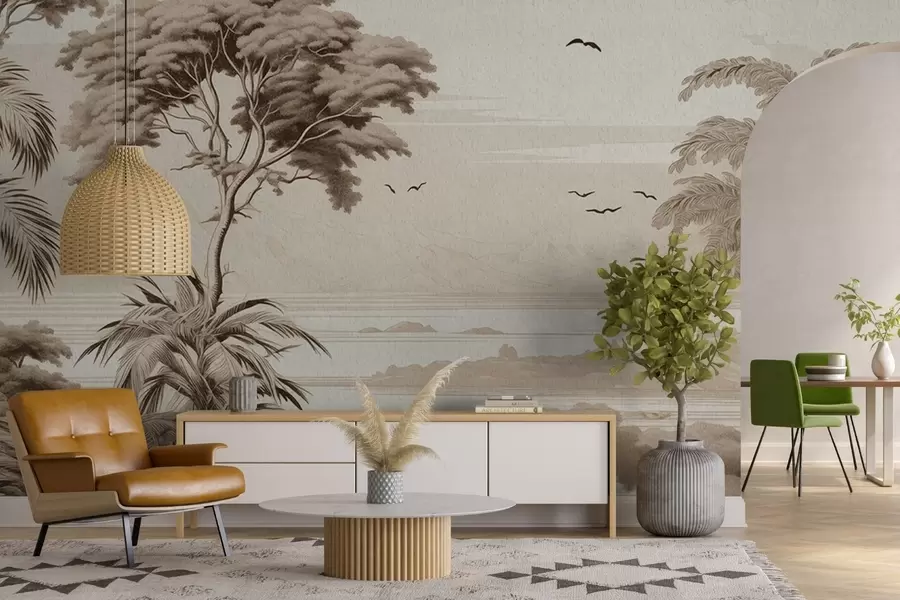 Valokuvatapetti Puut horisontissa w04363