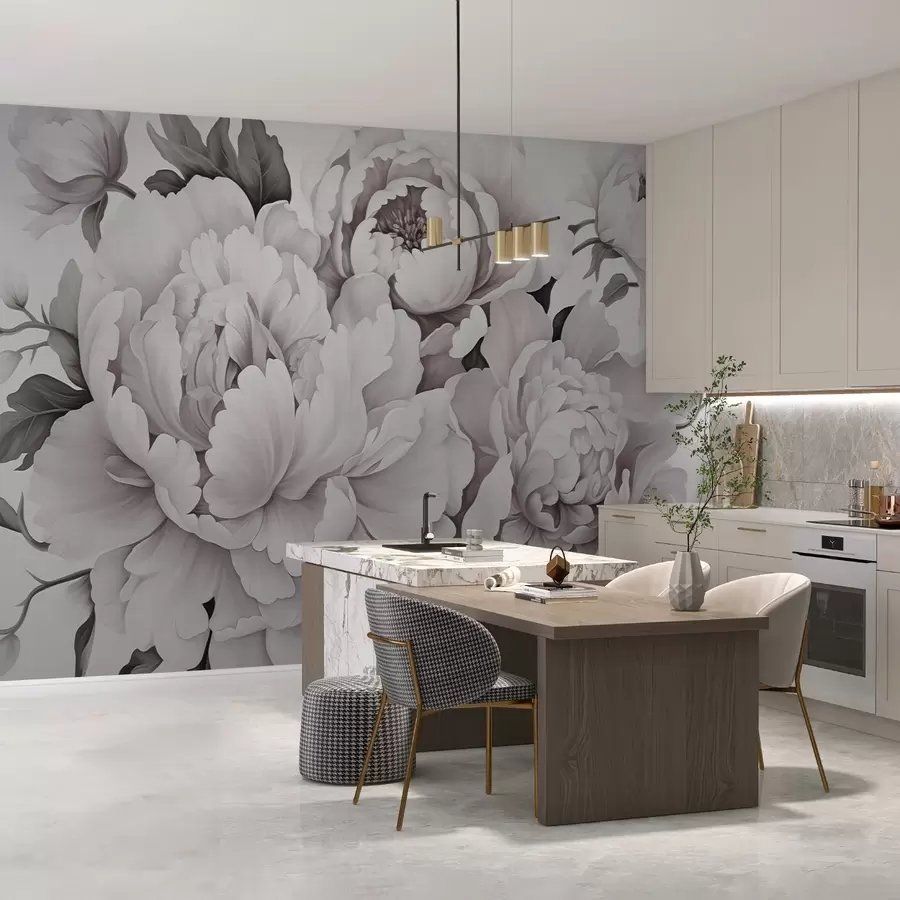 Valokuvatapetti Herkät pionit w04365v2