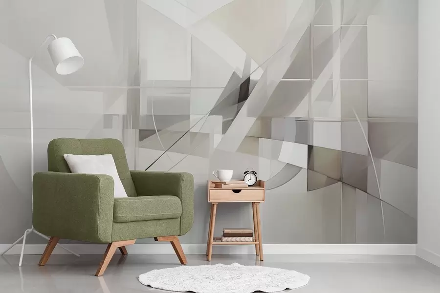 Valokuvatapetti Abstrakti geometria w04380v1