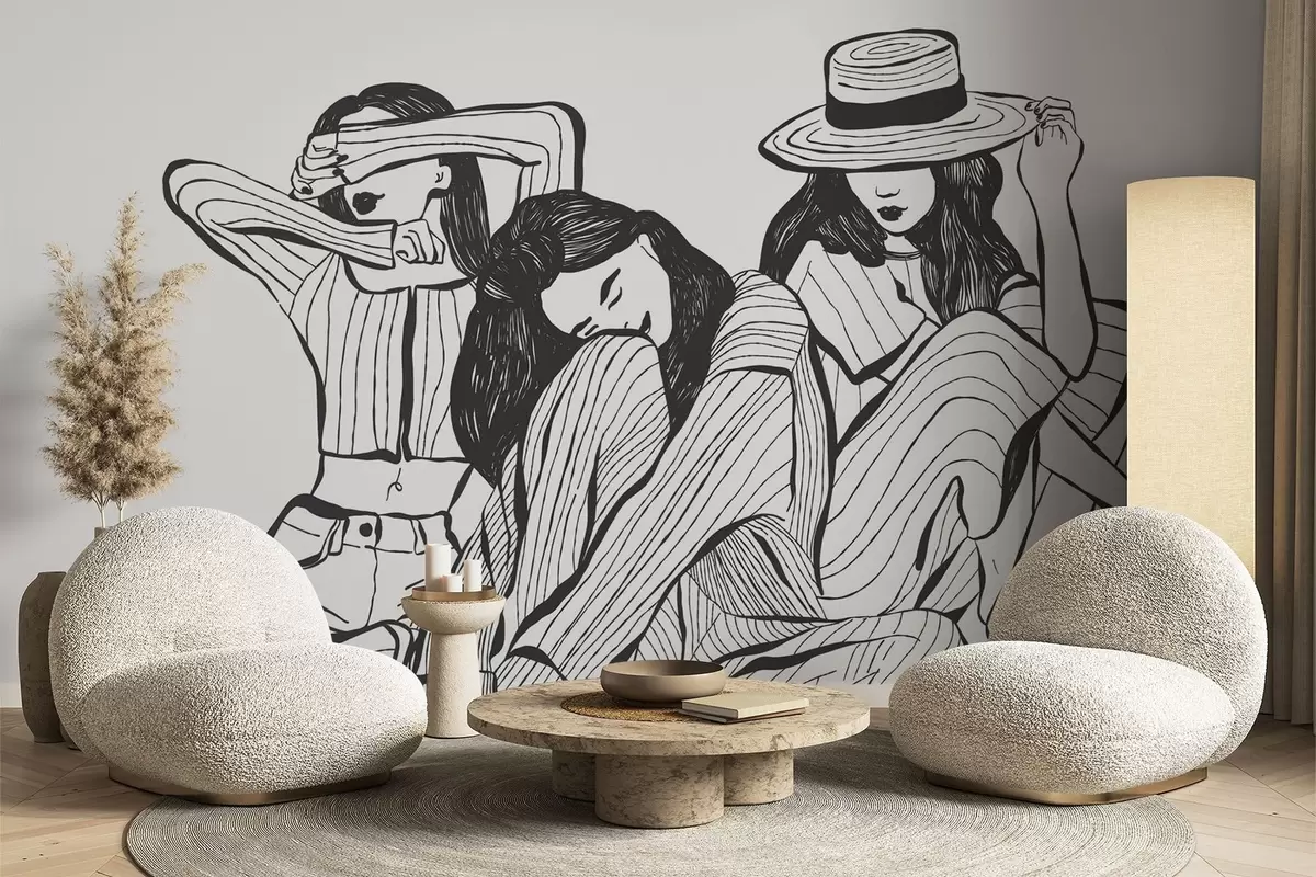 Valokuvatapetti Tytöt w04384