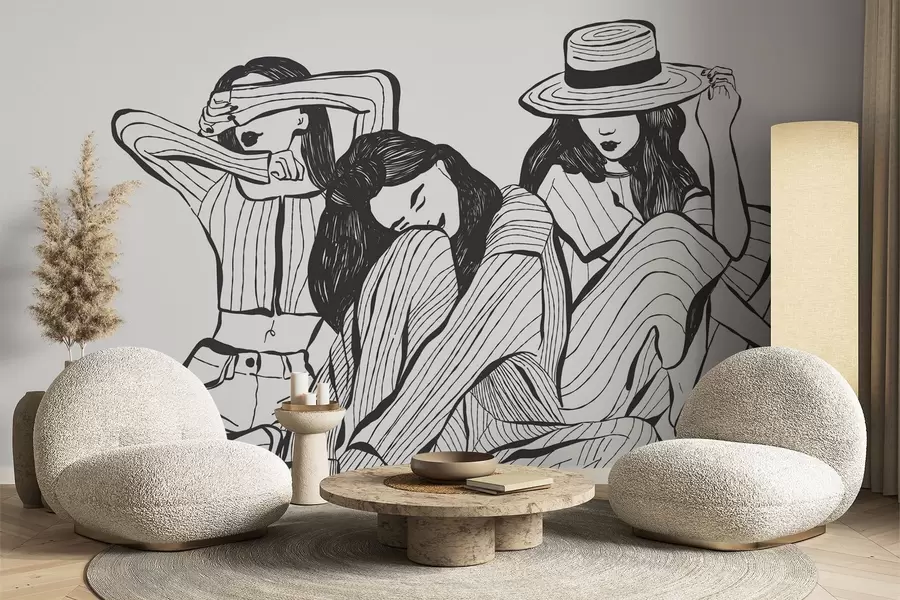 Valokuvatapetti Tytöt w04384