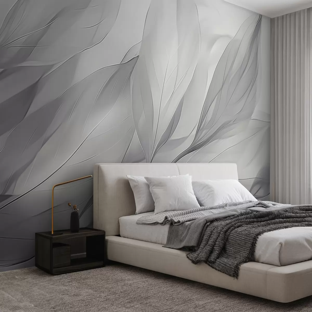 Valokuvatapetti Läpinäkyvät lehdet w04376