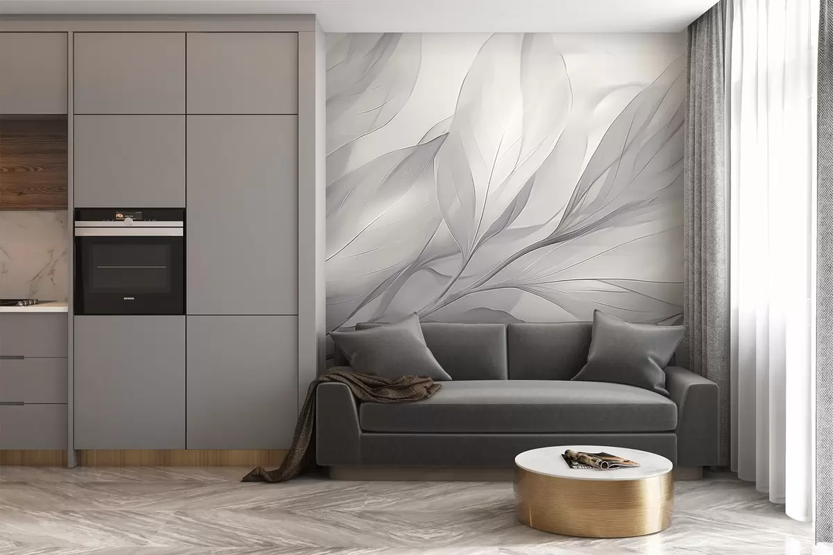 Valokuvatapetti Läpinäkyvät lehdet w04376