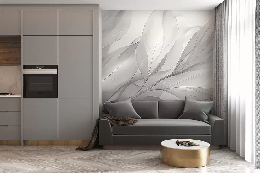 Valokuvatapetti Läpinäkyvät lehdet w04376