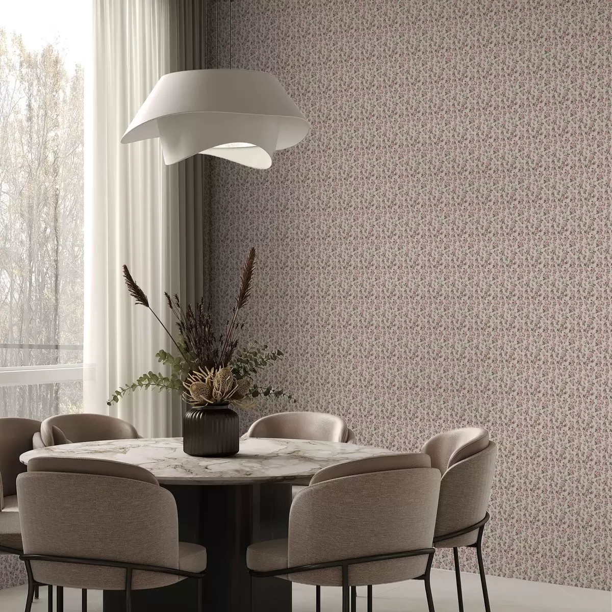 Taustakuva Vaaleanpunaisia ruusuja beigellä pohjalla a00346