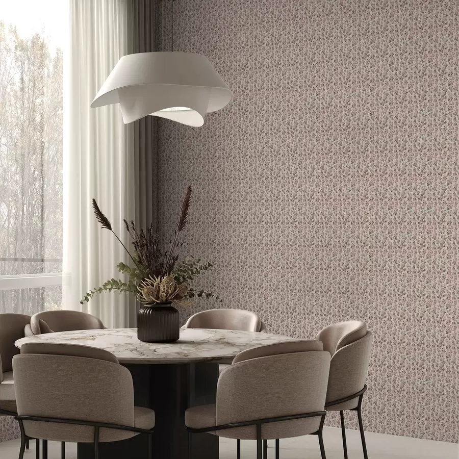 Valokuvatapetti Vaaleanpunaisia ruusuja beigellä pohjalla a00346