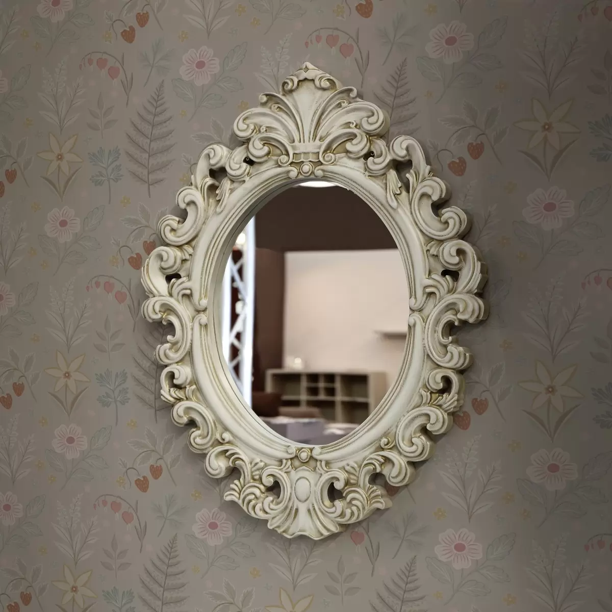 Taustakuva Pastellivärisiä kukkia ja marjoja vaaleanharmaalla pohjalla a00406