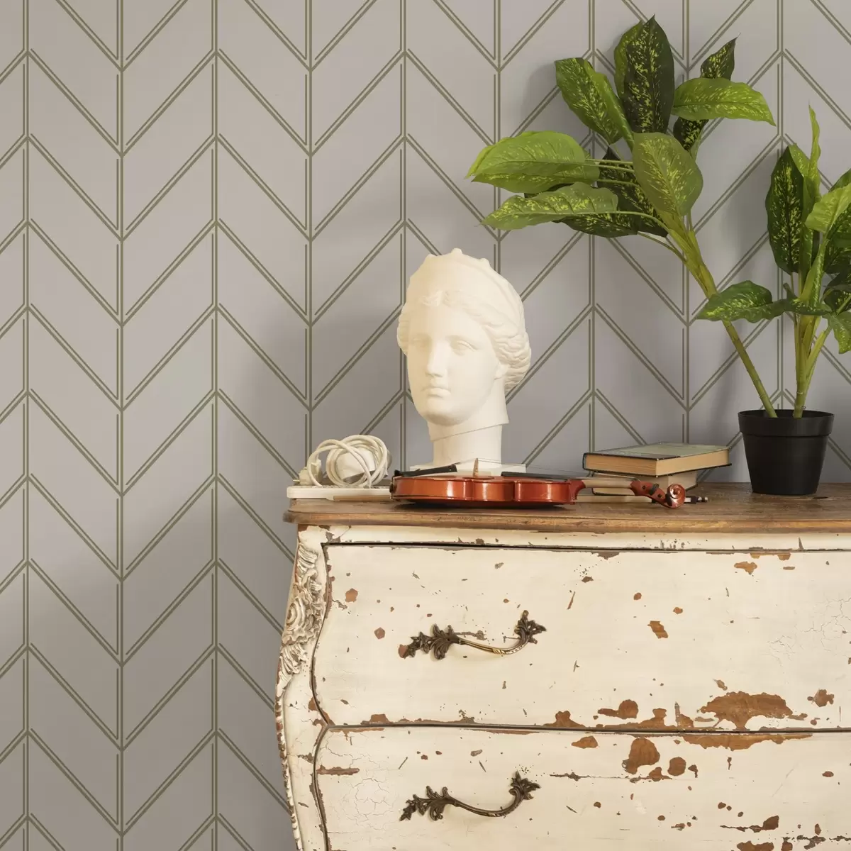 Taustakuva Geometria kuusen muodossa, jossa on kaksoisviivoja a00488