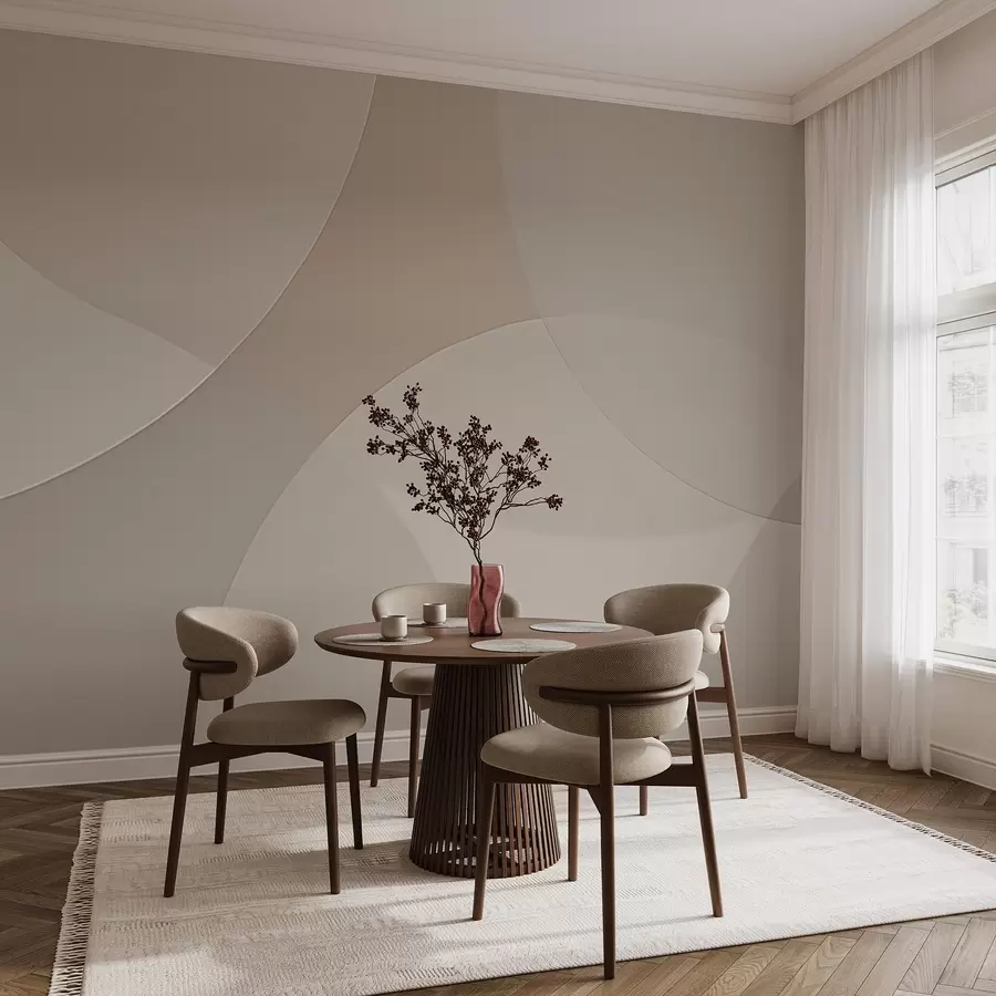 Valokuvatapetti Abstraktit ympyrät w04439