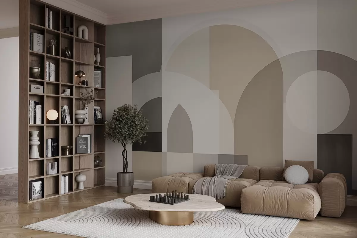 Valokuvatapetti Abstrakti abstrakti geometria w04440