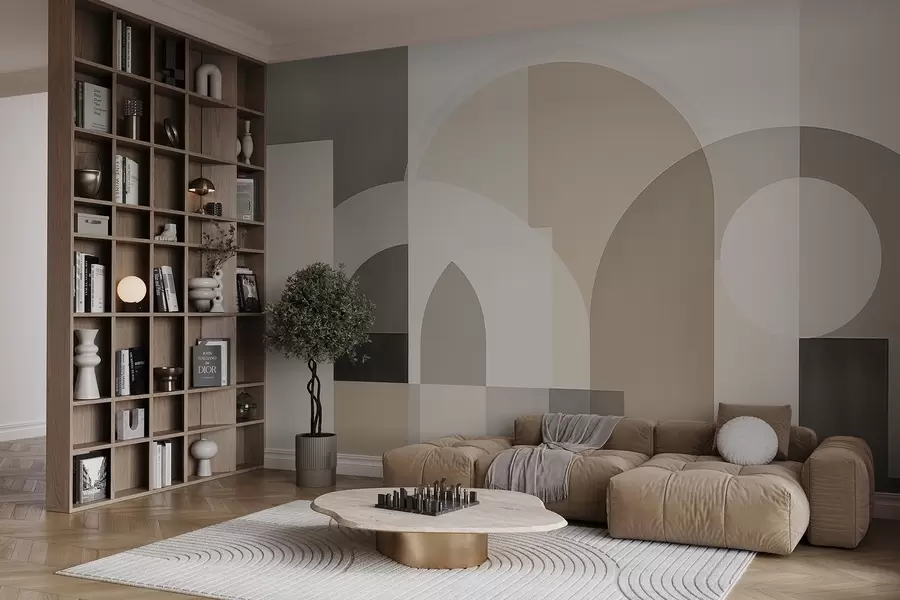 Valokuvatapetti Abstrakti abstrakti geometria w04440