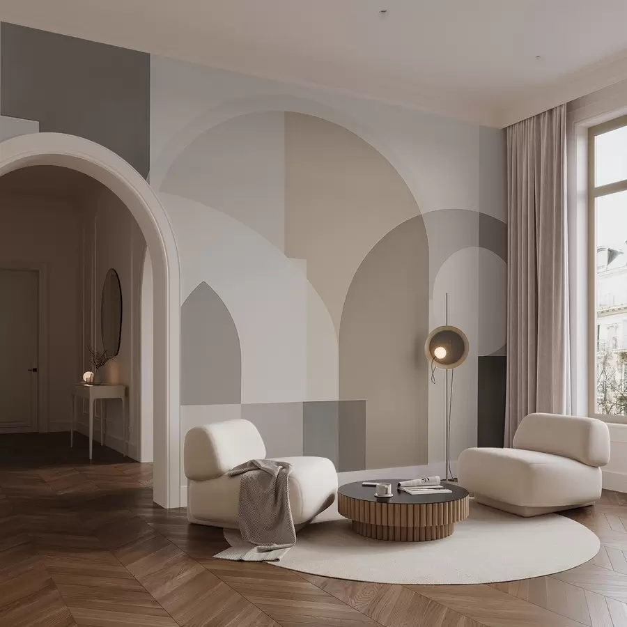 Valokuvatapetti Abstrakti abstrakti geometria w04440