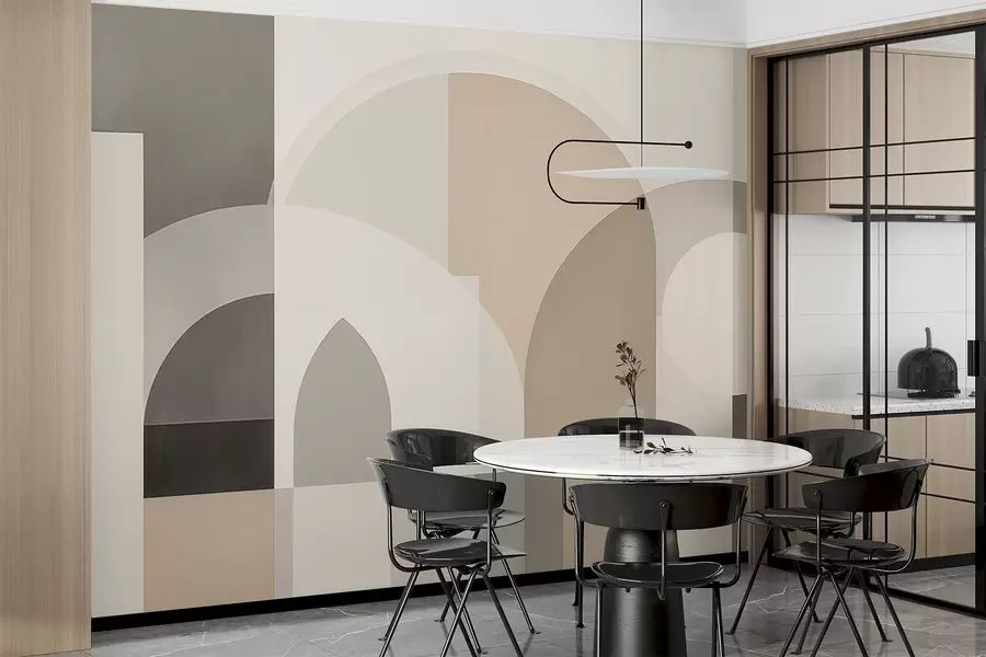 Valokuvatapetti Abstrakti abstrakti geometria w04440