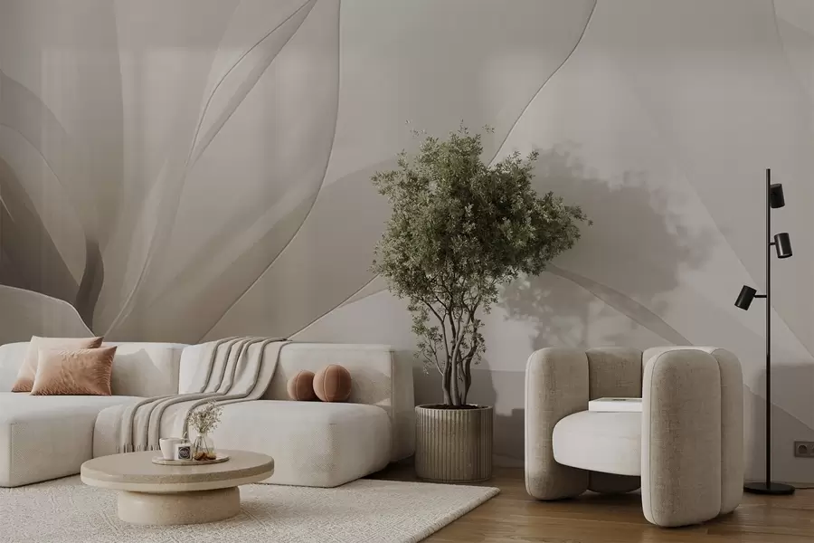 Valokuvatapetti Abstrakti kukka w04435