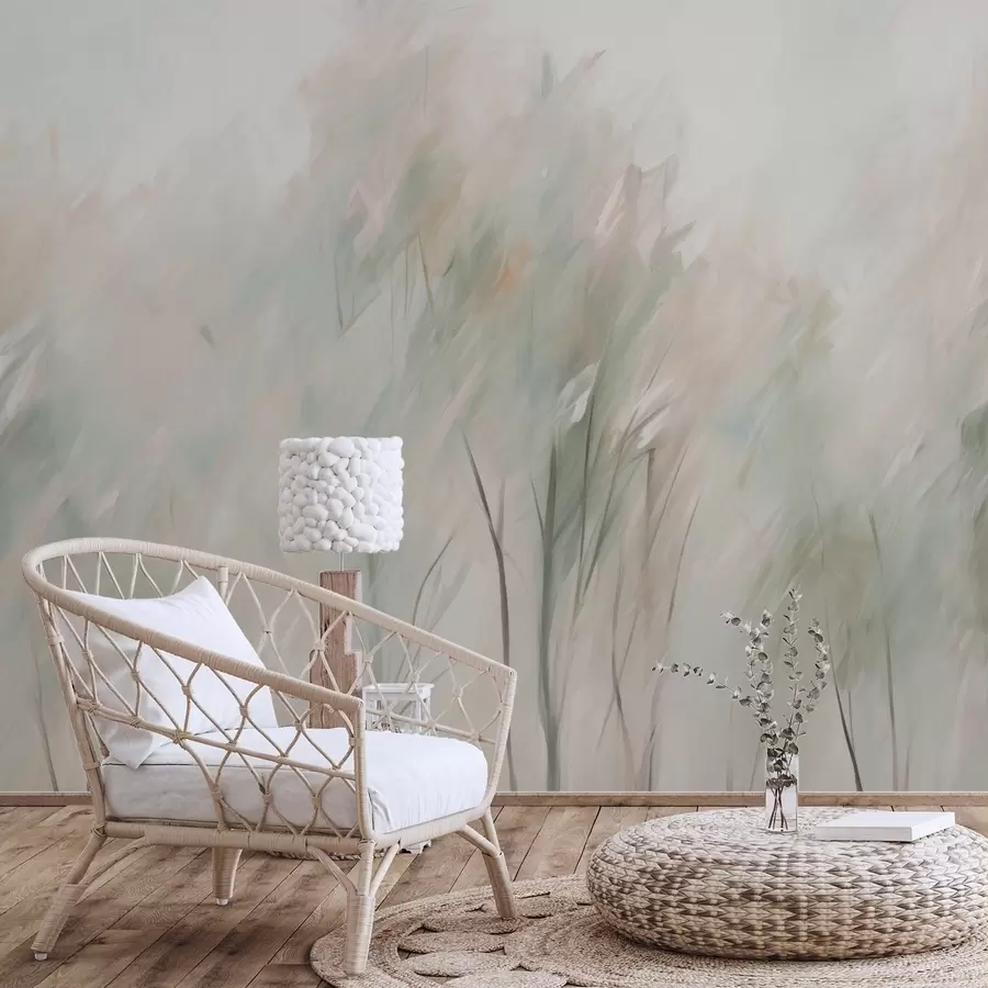 Valokuvatapetti Puut jäljitelmä maalaus w04411v1