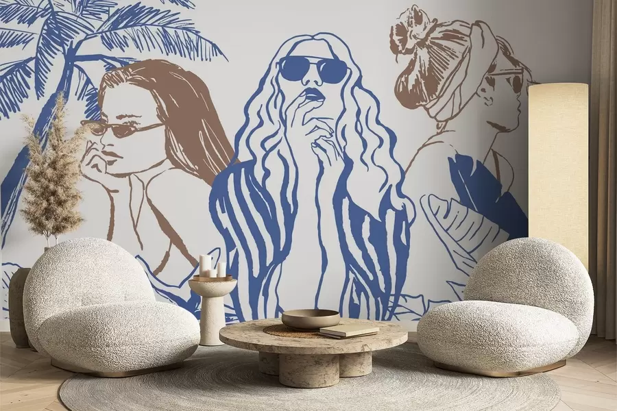 Valokuvatapetti Tytöt w04463