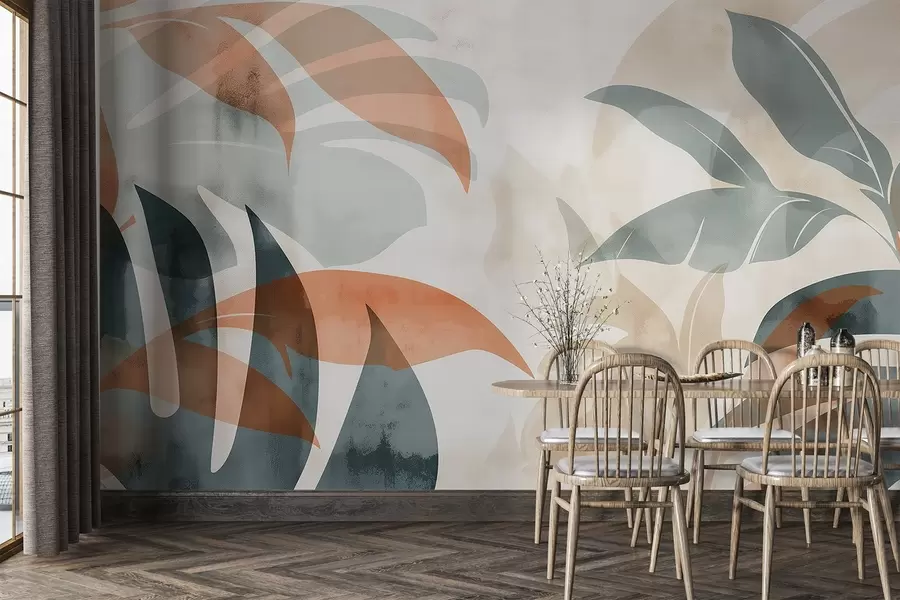 Valokuvatapetti palmunlehdet w04482