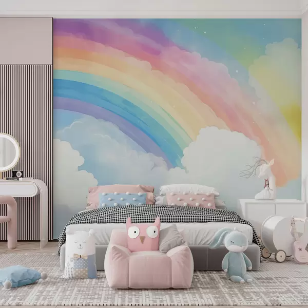 Valokuvatapetit Lasten sateenkaari