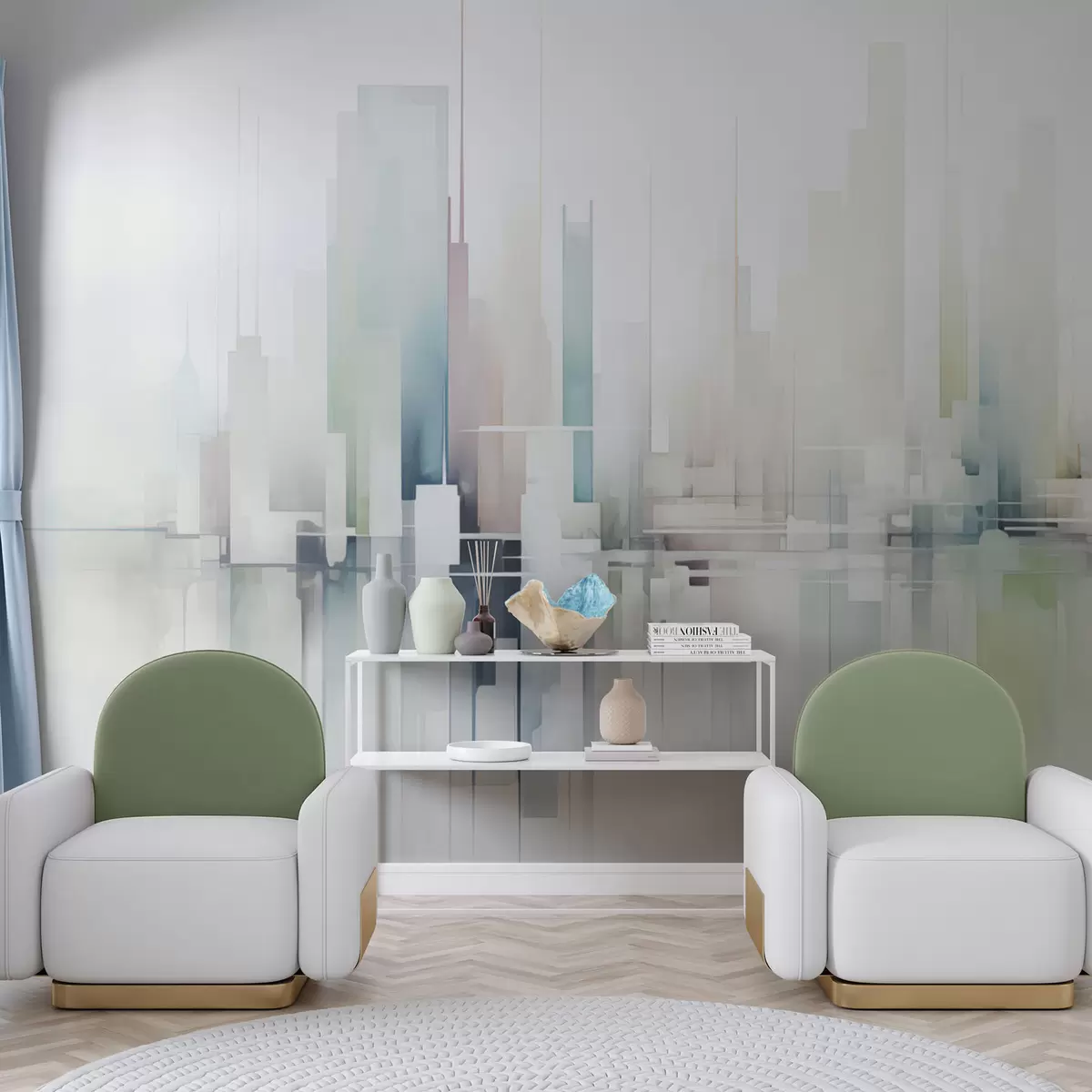 Valokuvatapetti Abstrakti kaupunki w04488