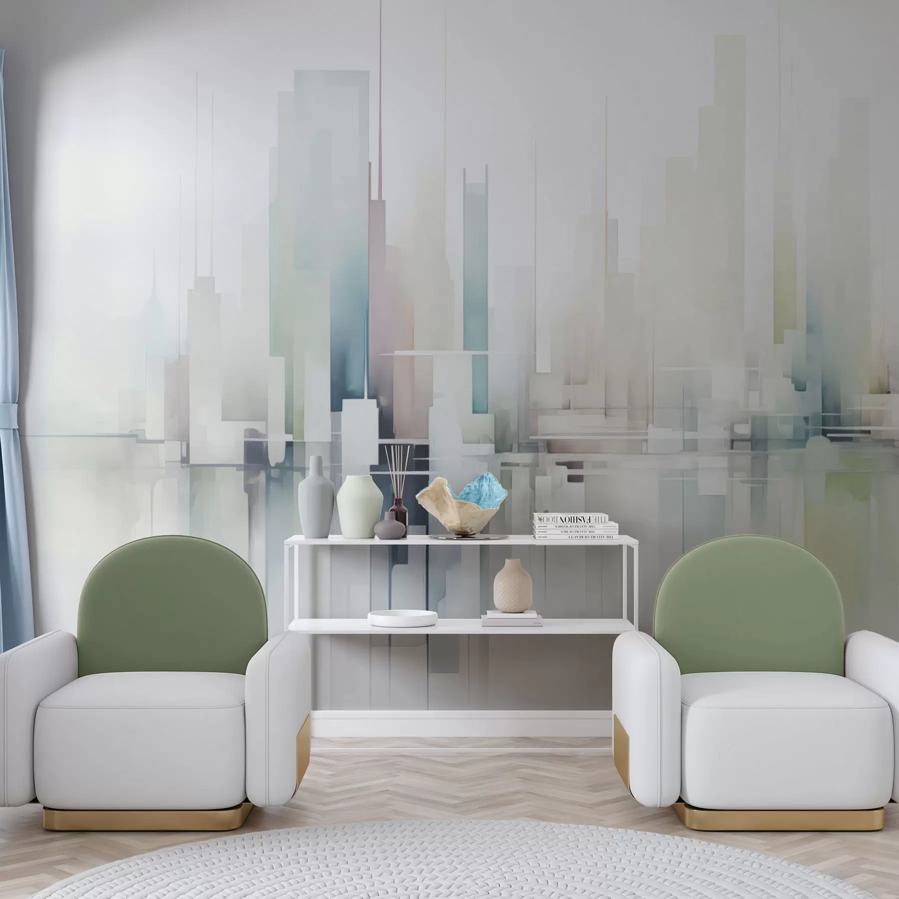 Valokuvatapetti Abstrakti kaupunki w04488