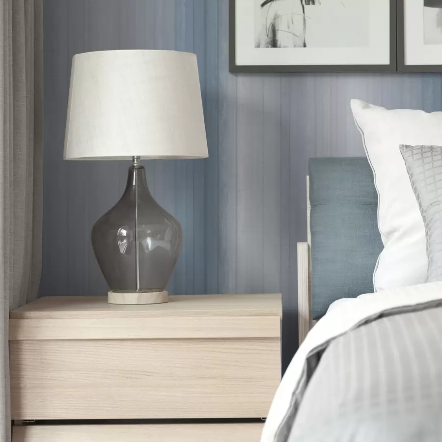 Valokuvatapetti Pehmeät siniharmaat kaltevuusraidat a00506