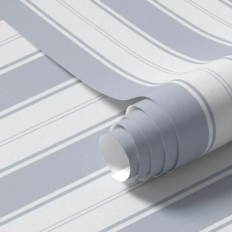 Valokuvatapetti Versio, jossa on toistuvia raitoja harmaan ja sinisen sävyissä a00517