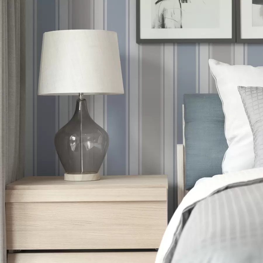 Valokuvatapetti Harmaan ja sinisen leveiden raitojen yhdistelmä a00557