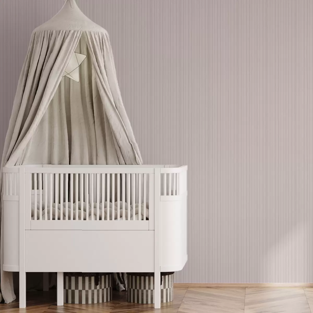 Taustakuva Vaaleanpunaiset pystyraidat herkässä tyylissä a00567