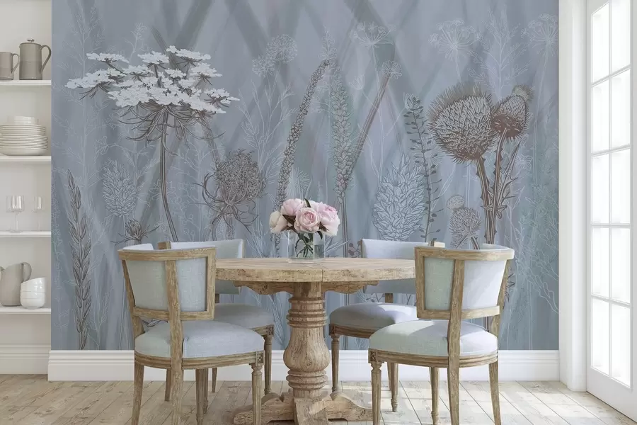 Valokuvatapetti Ruohot ja herbaario w04473v1