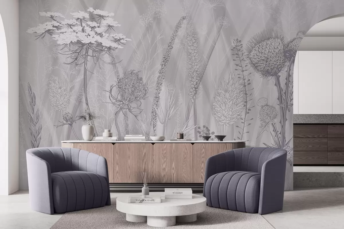 Valokuvatapetti Ruohot ja herbaario w04473v2