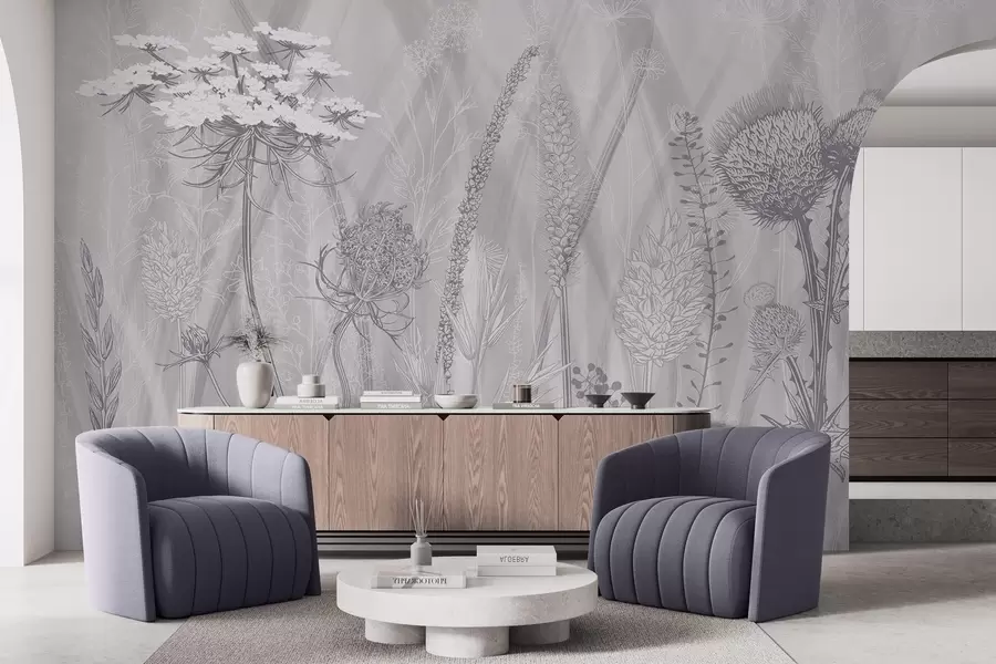 Valokuvatapetti Ruohot ja herbaario w04473v2