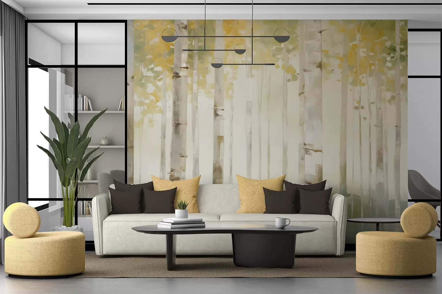 Valokuvatapetti Koivumetsä w04520