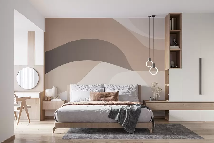 Valokuvatapetti Abstraktit aallot w04543