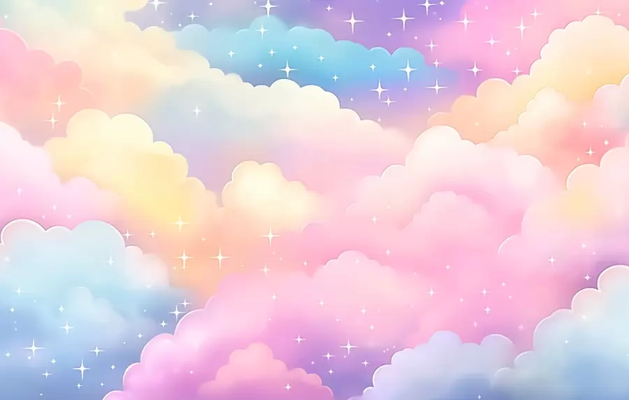 Valokuvatapetti Pilvet ja tähdet w04585