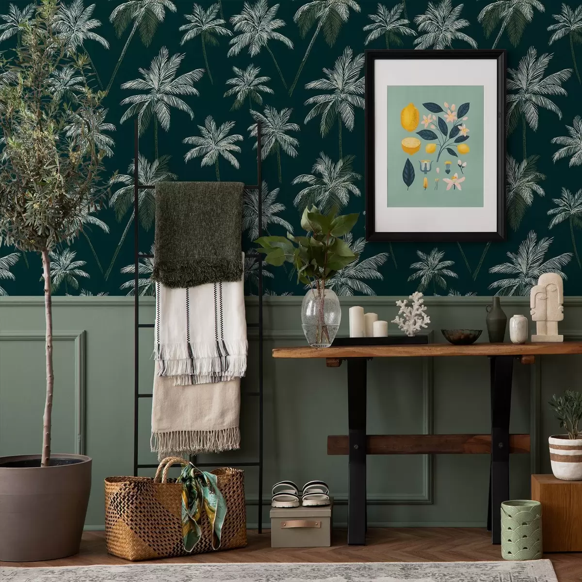 Taustakuva palmuja a00535