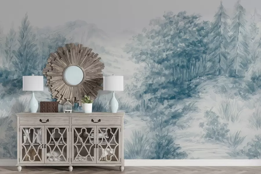 Valokuvatapetti Värikkäät ääriviivat w04572