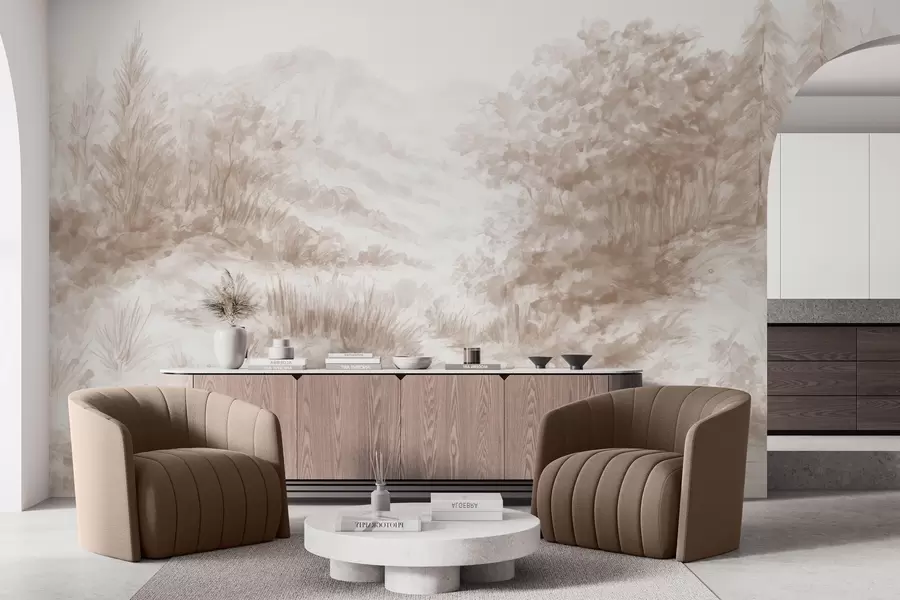 Valokuvatapetti Värikkäät ääriviivat w04572v1