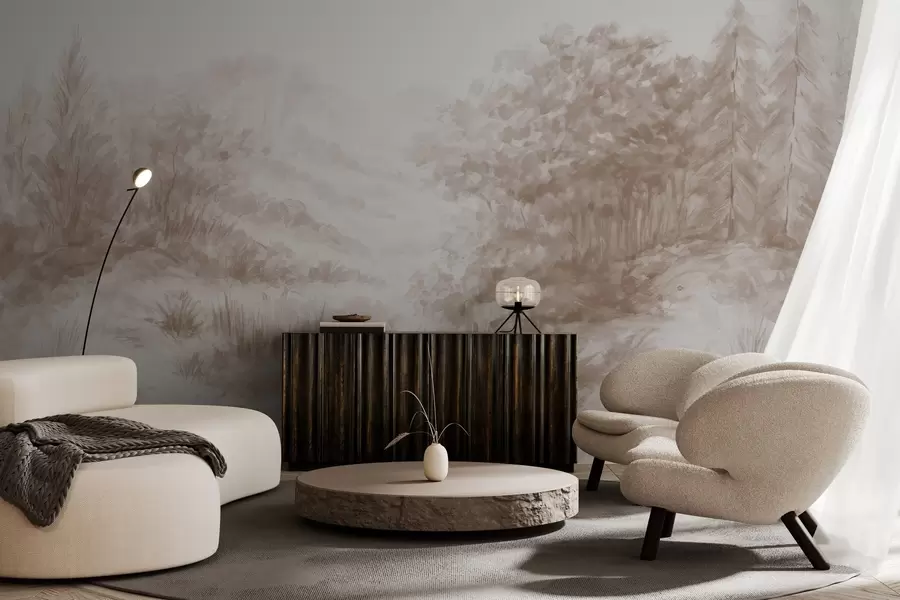 Valokuvatapetti Värikkäät ääriviivat w04572v1