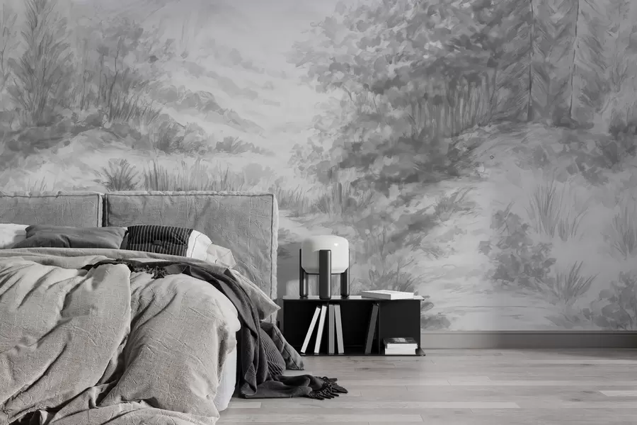 Valokuvatapetti Värikkäät ääriviivat w04572v2