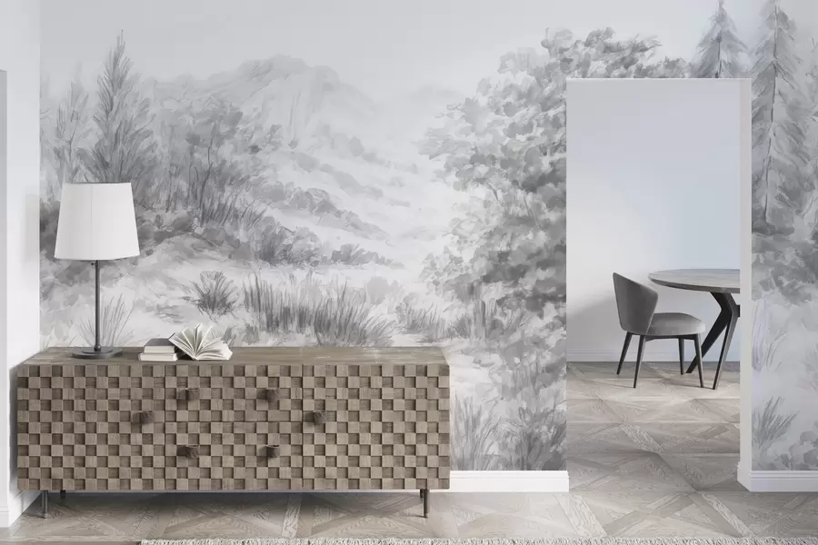 Valokuvatapetti Värikkäät ääriviivat w04572v2