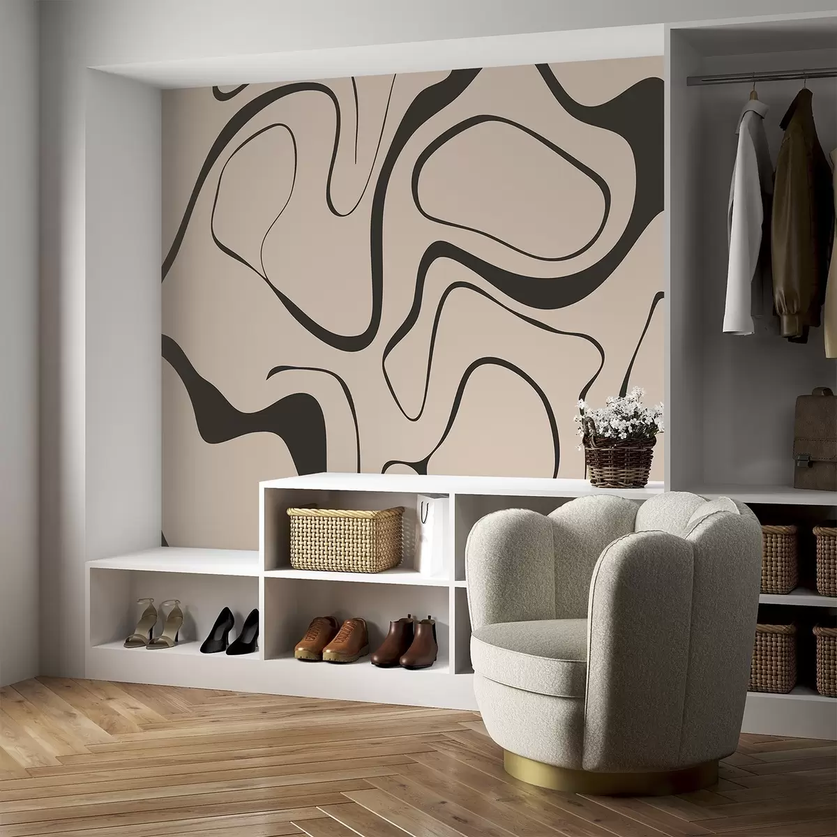 Valokuvatapetti Abstrakti kuvio w04649