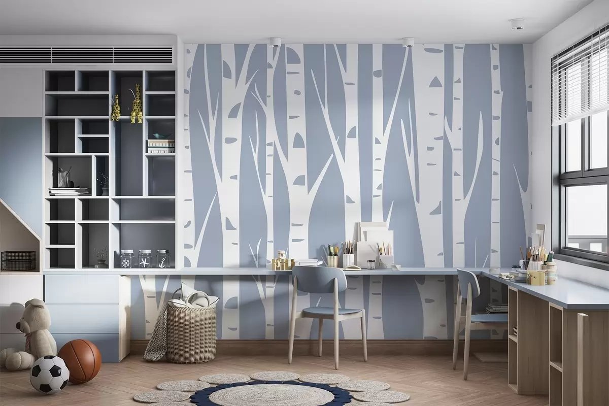 Valokuvatapetti Koivumetsä w04658v1