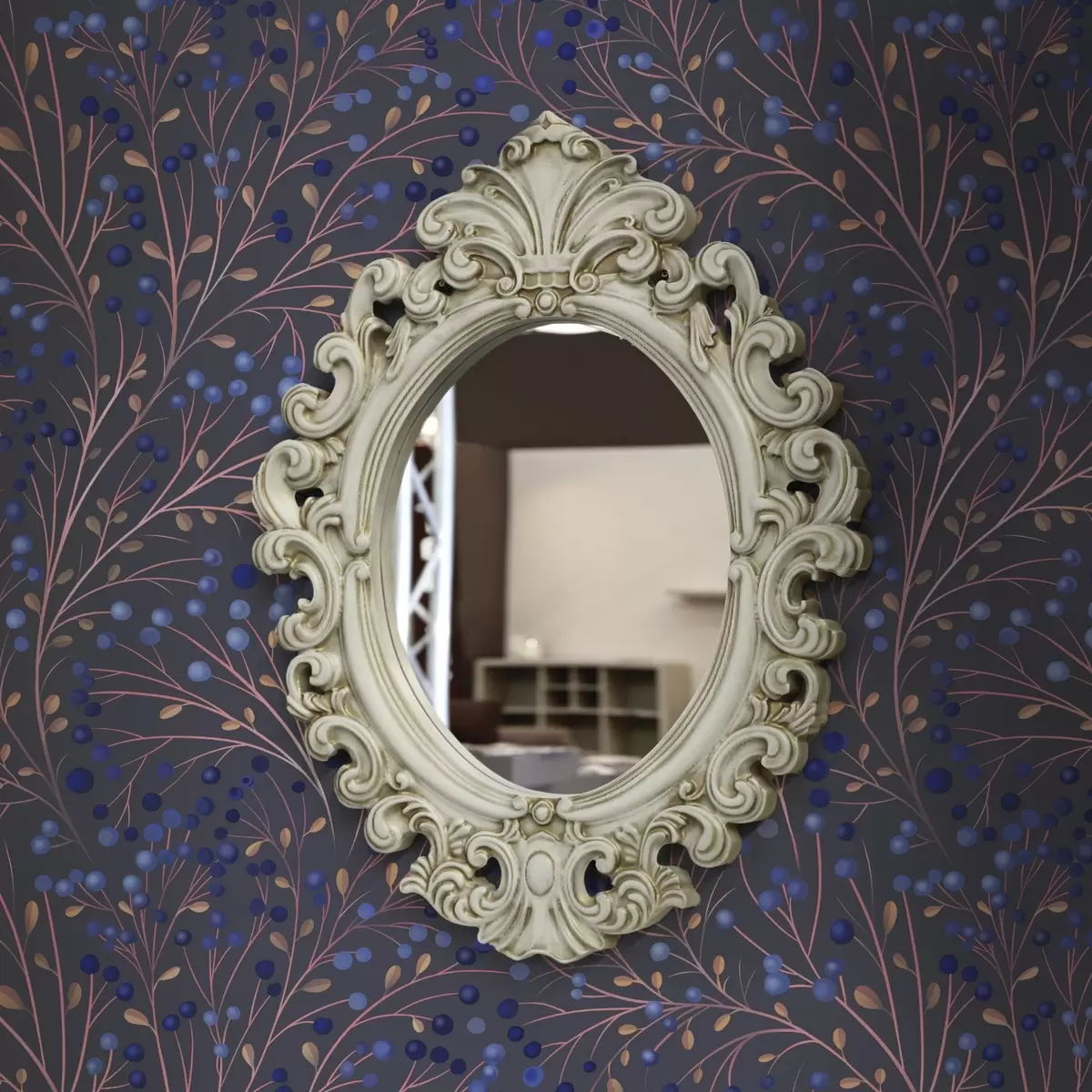 Taustakuva Vaaleanpunaruskeat oksat ja siniset marjat grafiittitaustalla a00787