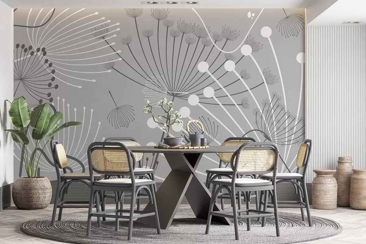 Valokuvatapetti Abstrakteja kukkia w04702v3