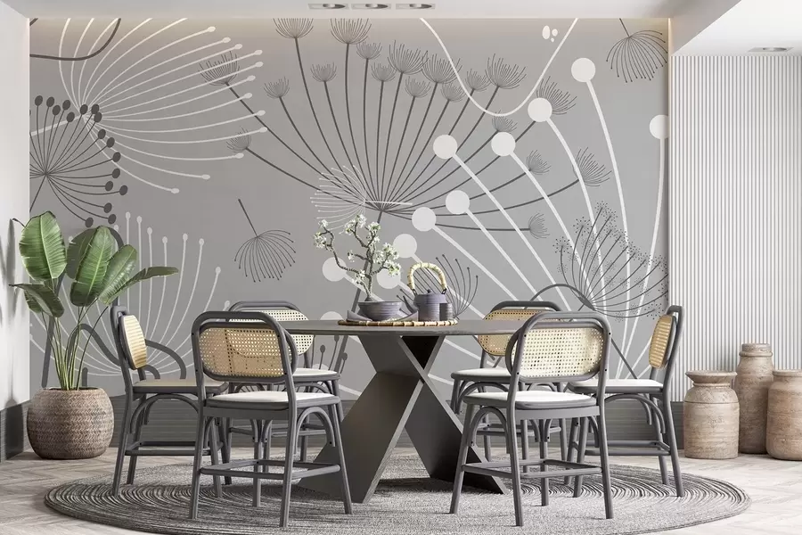 Valokuvatapetti Abstrakteja kukkia w04702v3